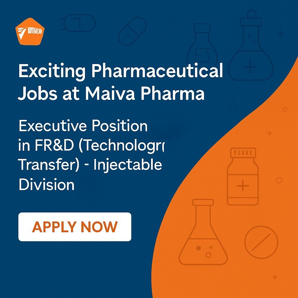 Pharmaceutical-Job-Opportunity-at-Maiva-Pharma